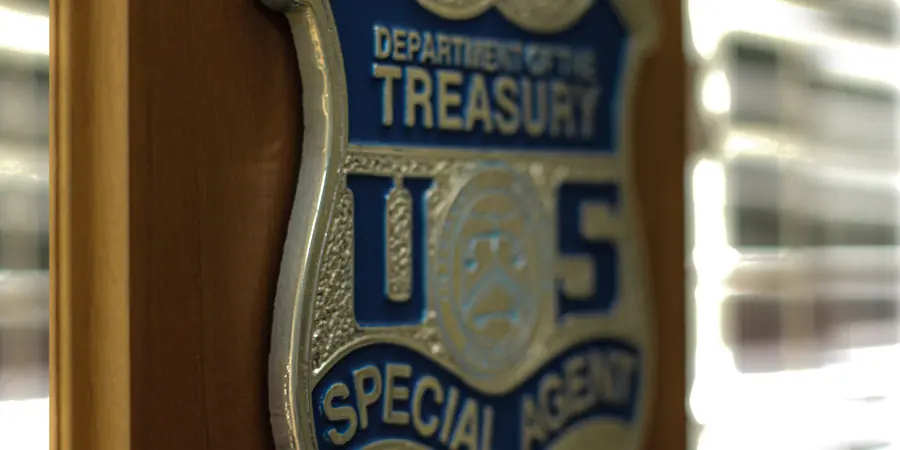 U.S. Department of the Treasury special agent badge