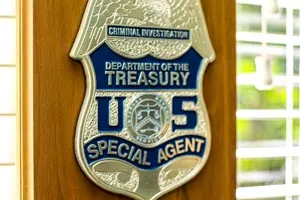 U.S. Department of the Treasury special agent badge
